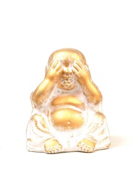 Buddha Cerâmico Pequeno "No See"