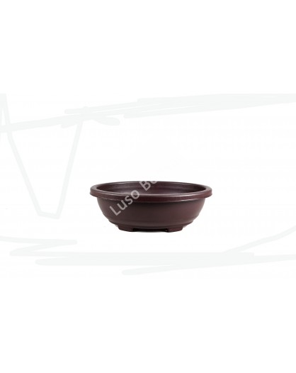 Vaso Oval Plástico 18,5x14,5x6 cm - Pré-Bonsai