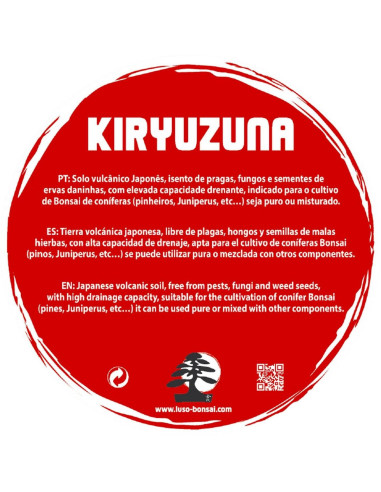Kiryuzuna 3 à 6 mm - Substrat de Bonsai - 1,5 L