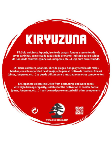 Kiryuzuna 3 a 6 mm -  Substrato de Bonsai - 1,5 Lt