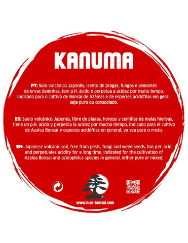 Kanuma 3 a 6 mm - Substrato di Bonsai - 1,5 Lt