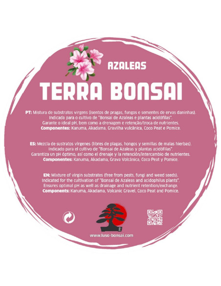 Terra Bonsai Azaleas XL - Sustrato - 7,5 Lt - Pack 6 Unid