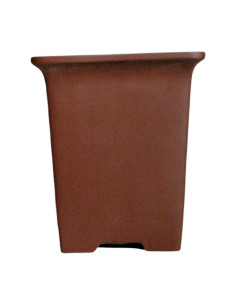 Maceta de Bonsái Cascada 19*18,5*18,5 cm Sin Esmalte - Yixing