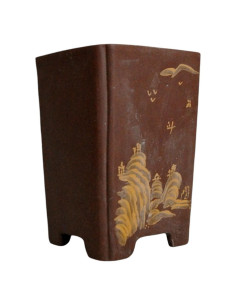 Vaso da Bonsai Cascata 12*12*16,5 cm Senza Smalto - Yixing 2