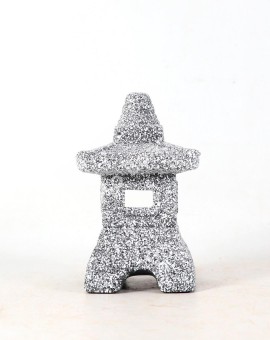 Lanterna Cerâmica Mini Granite - 18x10x10cm
