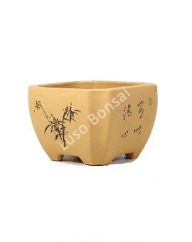 Vaso Quadrado 12*8,5 cm c/ Desenhos – Yixing