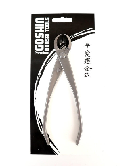 Pince à Bonsai - Coupe Latérale Ronde 180 mm - Inox Goshin
