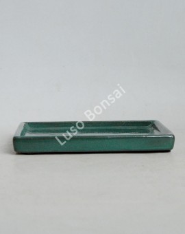 Prato rectangular 30x22x2.5 cm Verde
