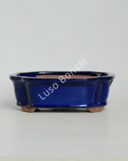 Vaso Rectangular 15*11,5*5,8 cm Azul