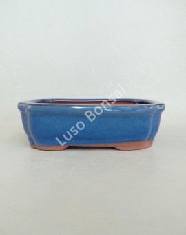 Vaso Rectangular 15,5*11,5*5 cm Azul