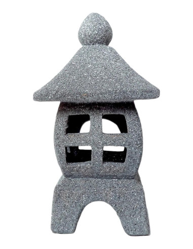 Lanterna di Ceramica Media - Granito - 29*16*16 cm