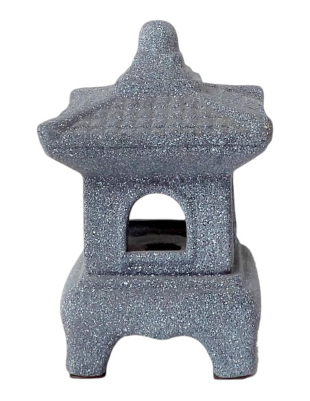 Lanterna de Cerâmica Mini - Granite - 16*11*11 cm