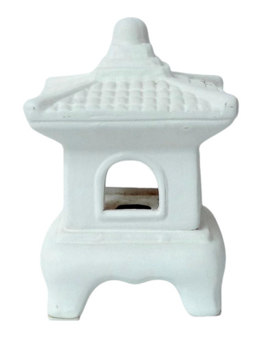 Linterna de Cerámica Mini - Blanca - 16*11*11 cm