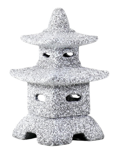 Mini Ceramic Pagoda - Granite - 15*8*8 cm