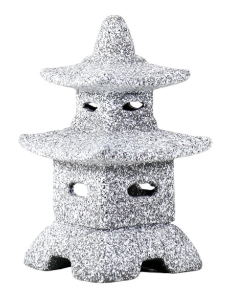 Mini Ceramic Pagoda - Granite - 15*8*8 cm