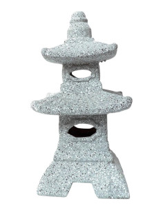 Mittelgroßer Keramik-Pagode - Granit - 32*17*17 cm