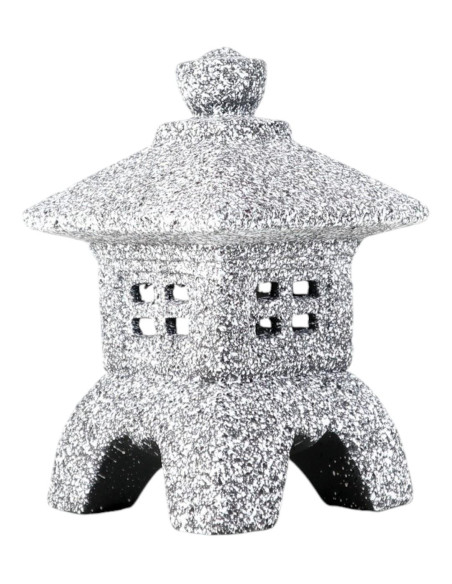 Lanterna di Ceramica Mini - Granito - 18*10*10 cm