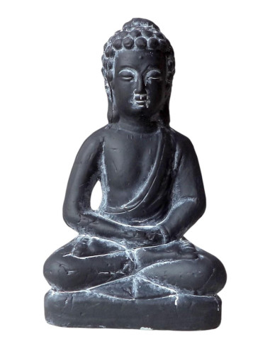 Mittlerer keramischer Buddha "Sitzend" - Schwarz - 29*16*9 cm