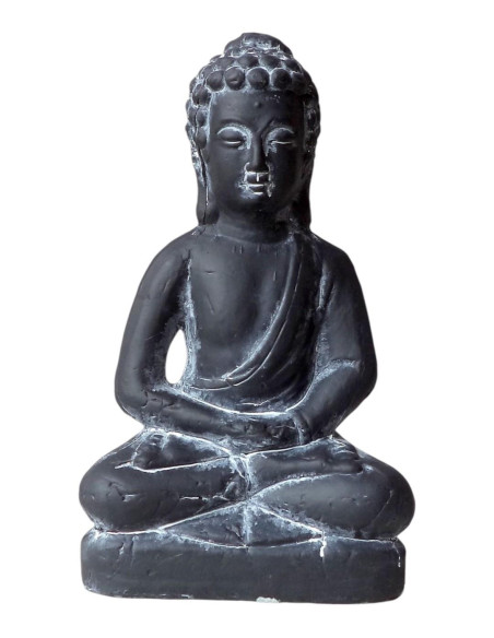 Mittlerer keramischer Buddha "Sitzend" - Schwarz - 29*16*9 cm