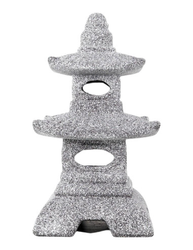 Großer Keramik-Pagode - Granit - 40*21*21 cm