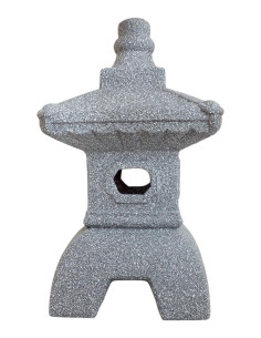 Grande lanterne en céramique - Granite - 38*22*22 cm