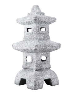 XL Ceramic Pagoda - Granite - 50*19*19 cm 2
