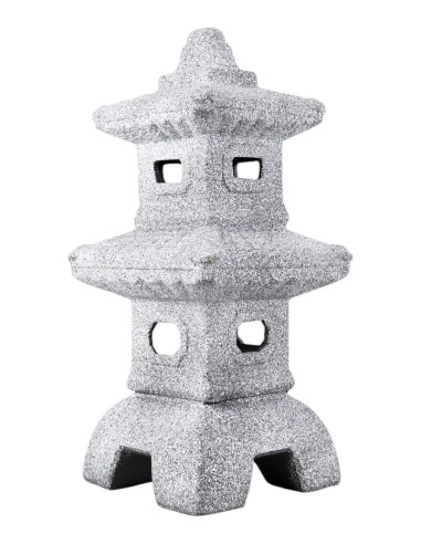 XL Keramik-Pagode - Granit - 50*19*19 cm