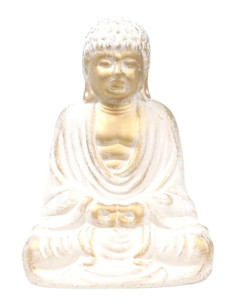Buddha Ceramico Piccolo "Sitting" - Dorato - 25*18*13 cm