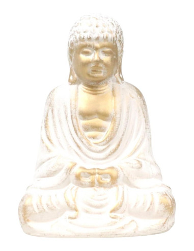 Petit Bouddha Céramique "Assis" - Doré - 25*18*13 cm