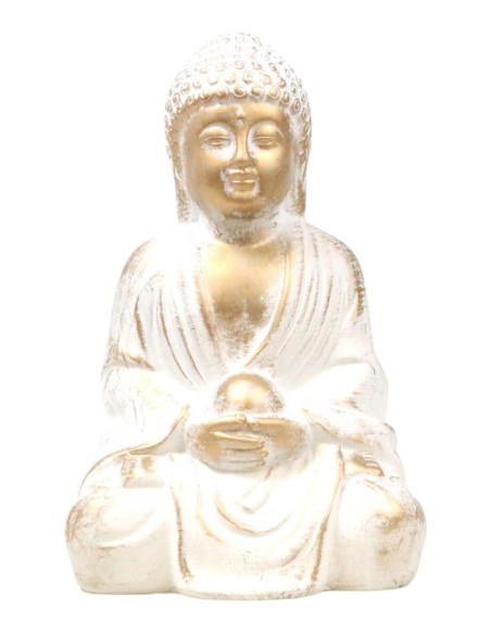 Buddha Ceramica Medio "Seduto" - Dorato - 27*17*12 cm