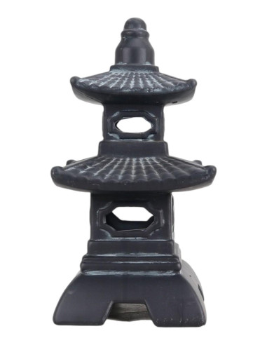 Kleiner Keramik-Pagode - Schwarz - 25*14*14 cm
