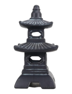 Mittlerer Keramik-Pagode - Schwarz - 32*17*17 cm