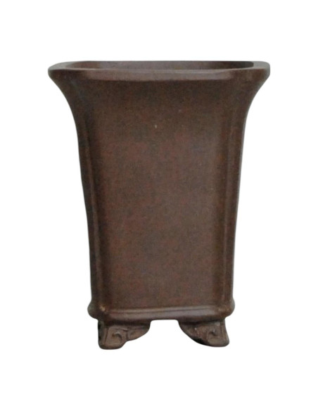 Vaso de Bonsai Cascata 10*10*12,5 cm Sem Esmalte - Yixing