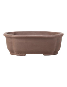 Oval Bonsai Pot 24*19*8 cm Unglazed – Yixing