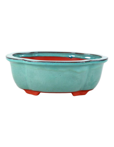 Vaso de Bonsai Oval 30*22*10 cm Verde – Yixing