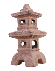 Pagode Céramique XL - Marron - 50*19*19 cm 2