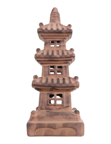 Pagode en céramique XL - Brown - 50*19*19 cm | Luso Bonsai