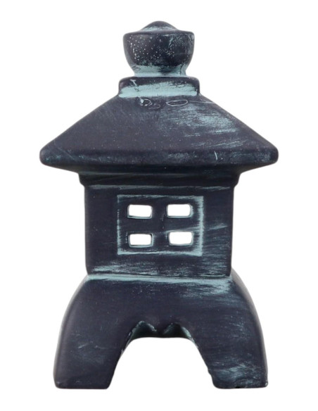Lanterne en Céramique Mini - Noire - 18*10*10 cm