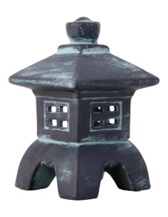 Lanterna in Ceramica Mini - Nera - 18*10*10 cm 2