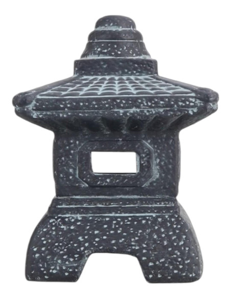 Lanterna in ceramica mini - Nero - 18*10*10 cm