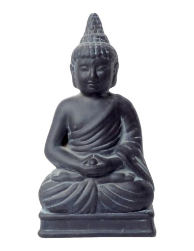 Kleine Keramik-Buddha "Sitzend" - Schwarz - 25*13*9 cm