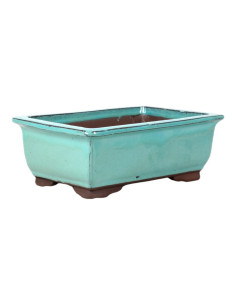 Rechteckiger Bonsai-Topf 27*18*9 cm Grün – Yixing 2