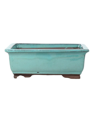 Vaso de Bonsai Retangular 32*24*12 cm Verde – Yixing