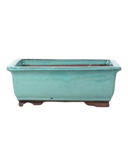 Vaso de Bonsai Retangular 32*24*12 cm Verde – Yixing