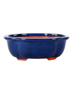 Vaso de Bonsai Oval 30*22*11 cm Azul – Yixing