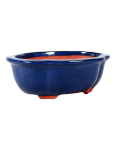 Vaso de Bonsai Oval 30*22*11 cm Azul – Yixing 2