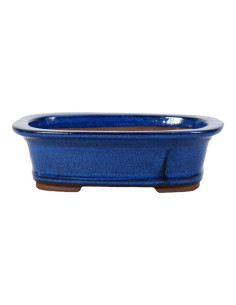 Maceta de Bonsai Oval 23*16*7 cm Azul – Yixing
