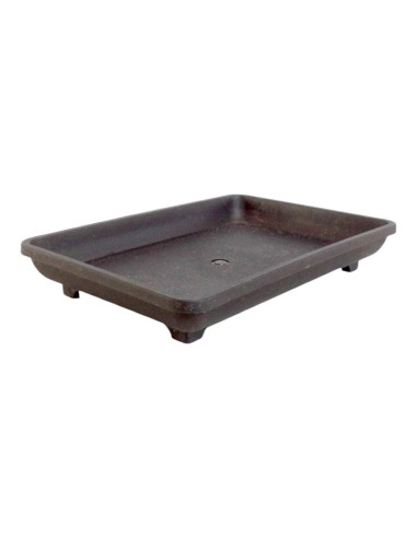 Plat en Plastique Rectangulaire 21*15*2 cm Noir - Japon