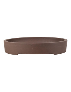 Oval Bonsai Pot 46*38*8 cm Unglazed - Yixing
