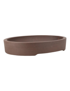 Oval Bonsai Pot 46*38*8 cm Unglazed - Yixing 2